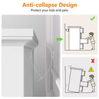 Cassettiera in legno a 6 cassetti per camera da letto con ampie maniglie in metallo, comò moderno stile rustico, organizer contenitore per camera da letto e soggiorno