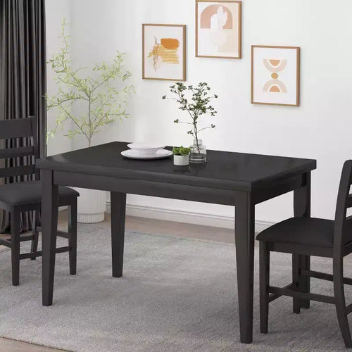 Okak 59.1IN Vintage Counter Height Dining Table with Wooden Legs, Kitchen Table with Thick Tabletop, Dinner Table for Living Room, Dining Room