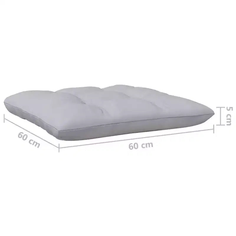 vidaXL Set Divani da Giardino 9 pz con Cuscini in Legno Massello di Pino - Marrone e Grigio