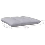 vidaXL Set Divani da Giardino 9 pz con Cuscini in Legno Massello di Pino - Marrone e Grigio