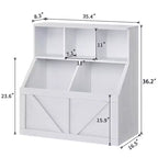 Organizzatore portaoggetti giocattoli per bambini, Libreria e contenitore giocattoli per bambini, Organizzatore giocattoli libreria per bambini per camerette, sale giochi, camerette e asili nido