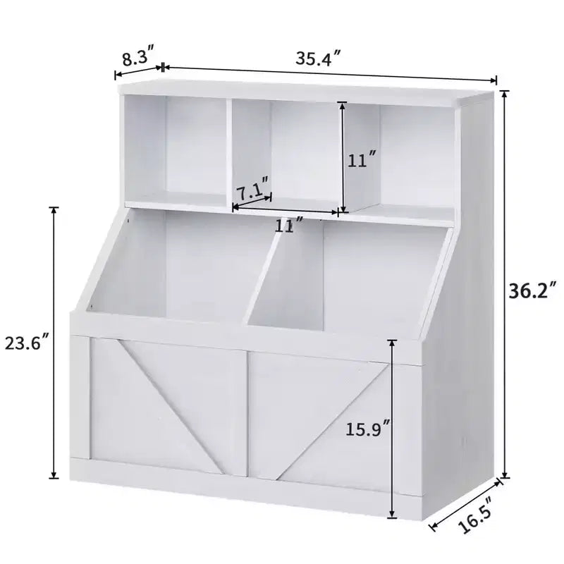 Organizzatore portaoggetti giocattoli per bambini, Libreria e contenitore giocattoli per bambini, Organizzatore giocattoli libreria per bambini per camerette, sale giochi, camerette e asili nido