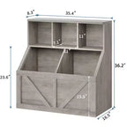 Organizzatore portaoggetti giocattoli per bambini, Libreria e contenitore giocattoli per bambini, Organizzatore giocattoli libreria per bambini per camerette, sale giochi, camerette e asili nido