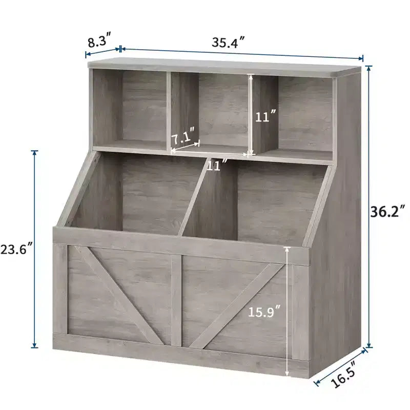 Organizzatore portaoggetti giocattoli per bambini, Libreria e contenitore giocattoli per bambini, Organizzatore giocattoli libreria per bambini per camerette, sale giochi, camerette e asili nido
