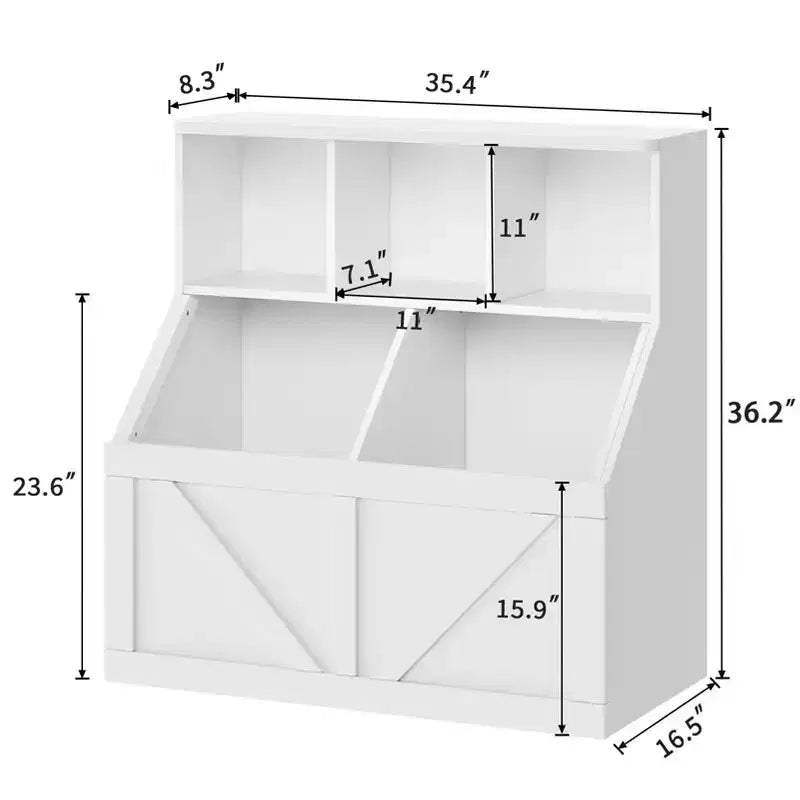 Organizzatore portaoggetti giocattoli per bambini, Libreria e contenitore giocattoli per bambini, Organizzatore giocattoli libreria per bambini per camerette, sale giochi, camerette e asili nido