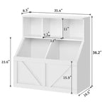 Organizzatore portaoggetti giocattoli per bambini, Libreria e contenitore giocattoli per bambini, Organizzatore giocattoli libreria per bambini per camerette, sale giochi, camerette e asili nido