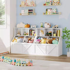 Organizzatore portaoggetti giocattoli per bambini, Libreria e contenitore giocattoli per bambini, Organizzatore giocattoli libreria per bambini per camerette, sale giochi, camerette e asili nido
