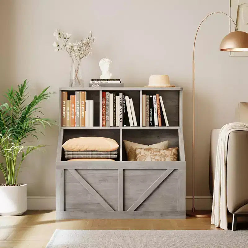 Organizzatore portaoggetti giocattoli per bambini, Libreria e contenitore giocattoli per bambini, Organizzatore giocattoli libreria per bambini per camerette, sale giochi, camerette e asili nido