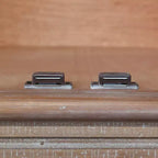 GDFStudio Elias Madia Rustica Contenitore in Legno di Abete da 27,55'' con 2 Ante e 1 Cassetto