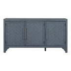Credenza a buffet in stile rustico con ripiani regolabili, tavolo da buffet retrò per soggiorno, ingresso, studio