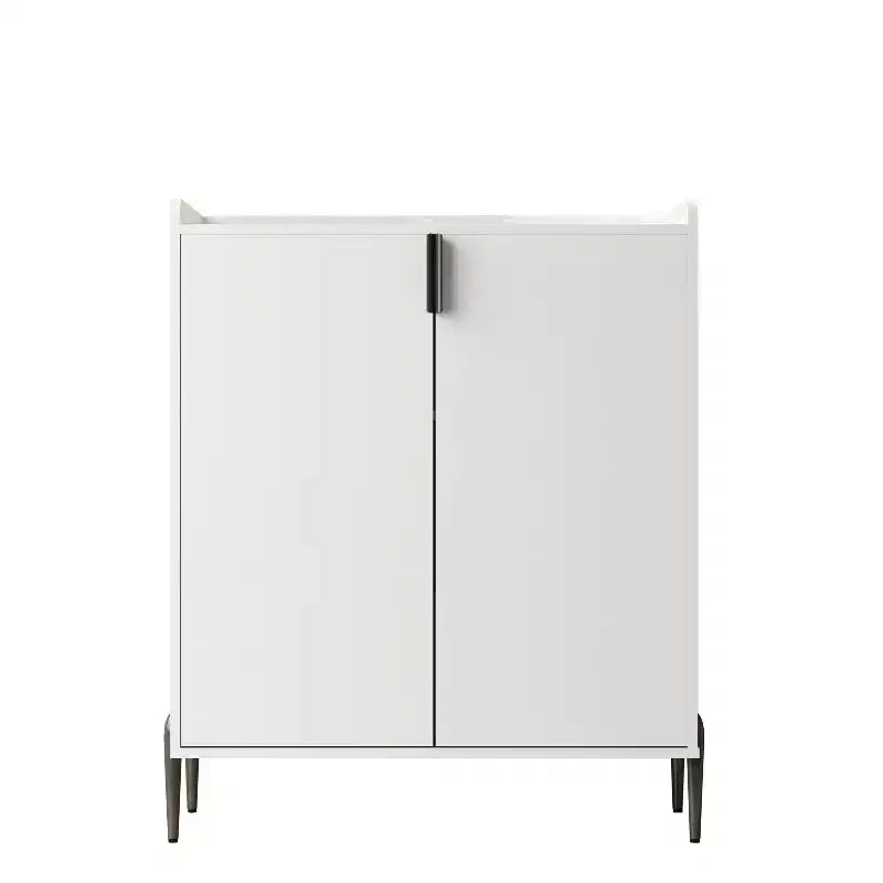 Homy Casa Mobile credenza da cucina moderno con portabottiglie e ripiani regolabili, per sala da pranzo o soggiorno
