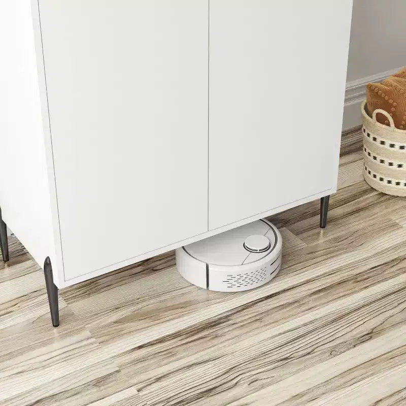 Homy Casa Mobile credenza da cucina moderno con portabottiglie e ripiani regolabili, per sala da pranzo o soggiorno