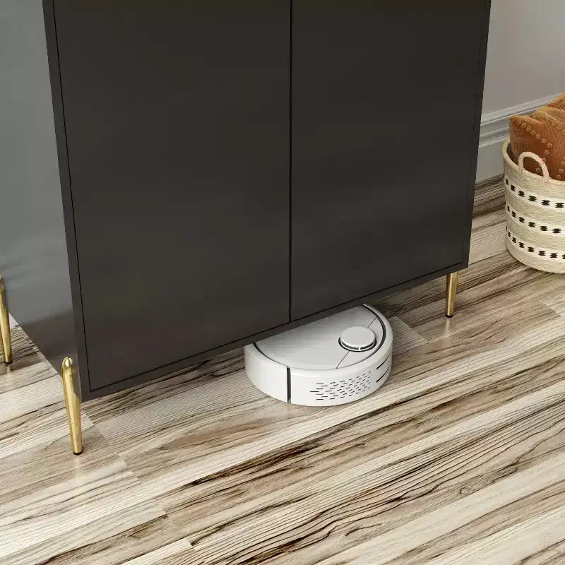 Homy Casa Mobile credenza da cucina moderno con portabottiglie e ripiani regolabili, per sala da pranzo o soggiorno