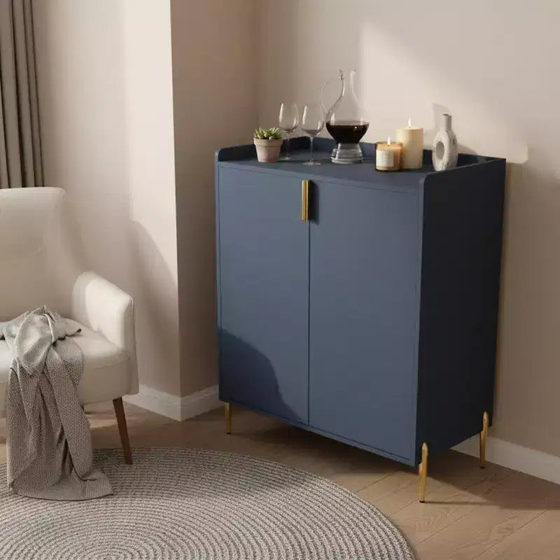 Homy Casa Buffet de Cuisine Moderne avec Rangement à Vin et Étagères Réglables, pour Salle à Manger ou Salon