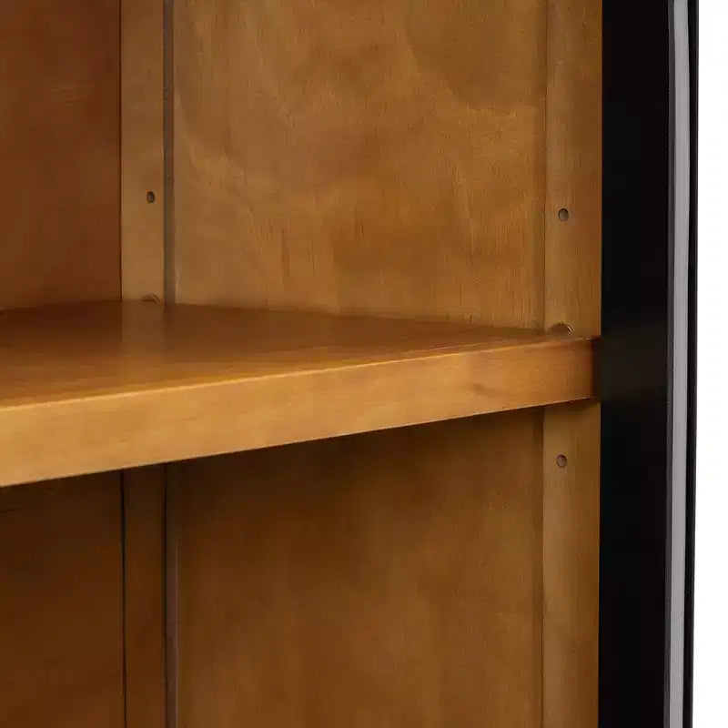 GDFStudio Henley, Credenza a 4 ante con ante in vetro ad arco e ripiani regolabili