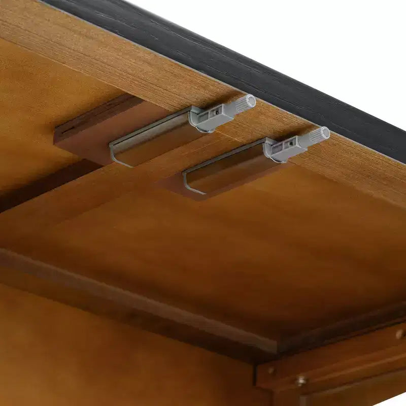GDFStudio Henley, Credenza a 4 ante con ante in vetro ad arco e ripiani regolabili