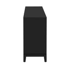 Mobile Contenitore/Madia di 151,9 cm di Larghezza con Design Verticale, Adatto per Studi, Ingressi e Soggiorni.