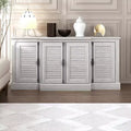 Galano sideboard with louvered doors in gray 60.4 W  18.2 D  29.3 H