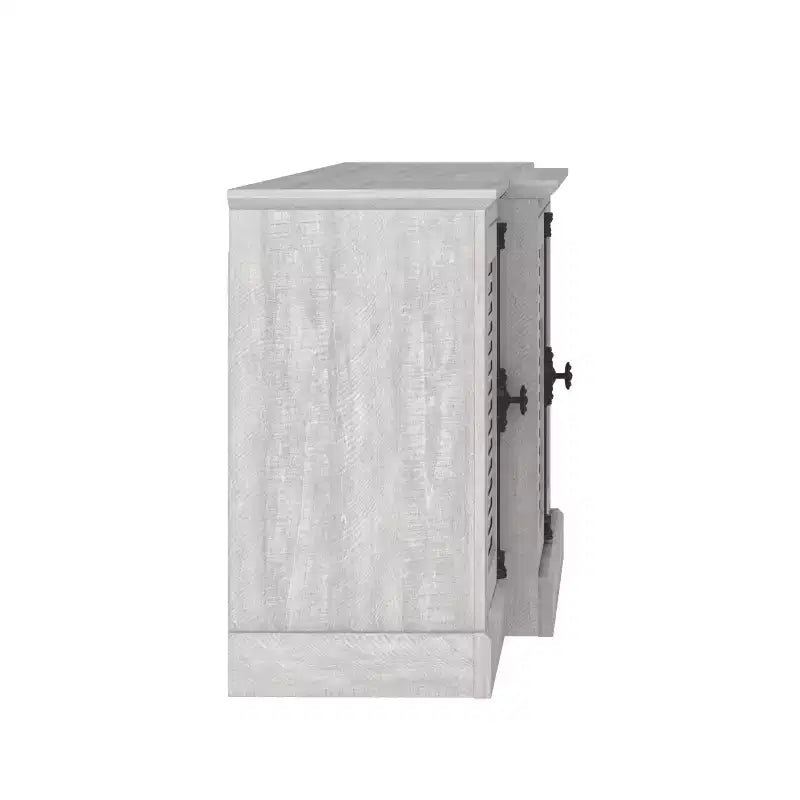 Credenza Galano con ante a persiana in grigio 60,4 L 18,2 P 29,3 H