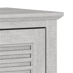 Credenza Galano con ante a persiana in grigio 60,4 L 18,2 P 29,3 H
