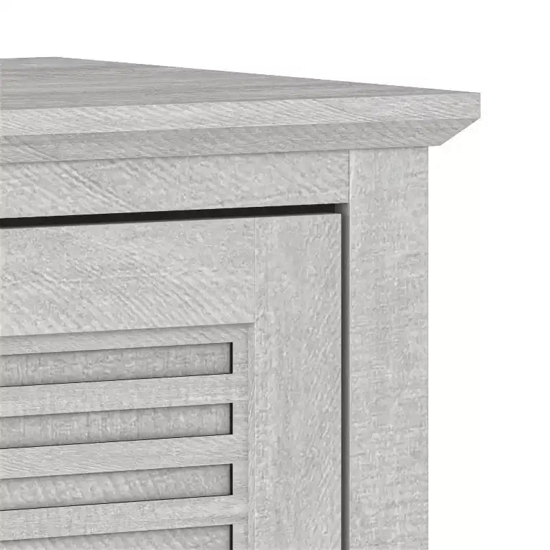 Credenza Galano con ante a persiana in grigio 60,4 L 18,2 P 29,3 H