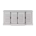 Credenza Galano con ante a persiana in grigio 60,4 L 18,2 P 29,3 H
