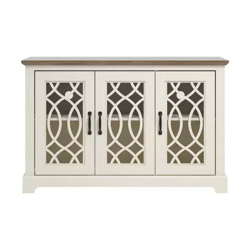 Credenza Galano con ante decorative intagliate 45,7 L 15,7 P 29,3 H