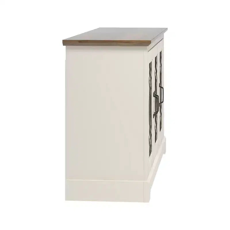 Credenza Galano con ante decorative intagliate 45,7 L 15,7 P 29,3 H
