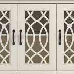 Credenza Galano con ante decorative intagliate 45,7 L 15,7 P 29,3 H