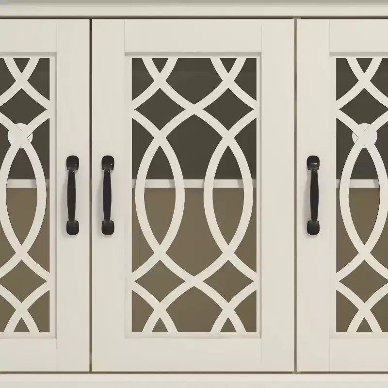 Credenza Galano con ante decorative intagliate 45,7 L 15,7 P 29,3 H