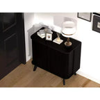 Buffet de cuisine Galano avec portes cannelées 70 x 40 x 70,5 cm