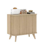 Buffet de cuisine Galano avec portes cannelées 70 x 40 x 70,5 cm