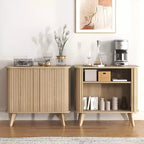 Buffet de cuisine Galano avec portes cannelées 70 x 40 x 70,5 cm