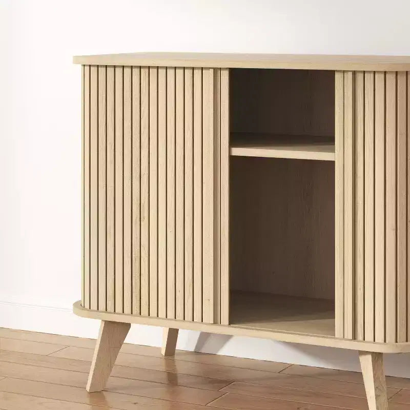 Buffet de cuisine Galano avec portes cannelées 70 x 40 x 70,5 cm