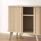 Buffet de cuisine Galano avec portes cannelées 70 x 40 x 70,5 cm