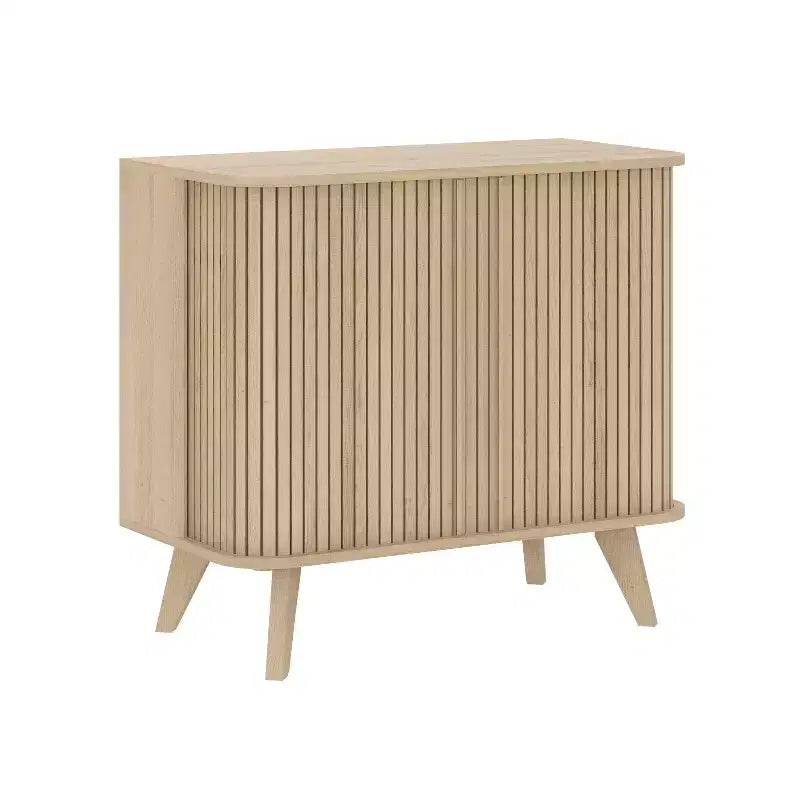 Buffet de cuisine Galano avec portes cannelées 70 x 40 x 70,5 cm