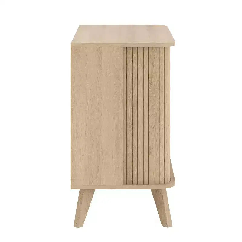 Buffet de cuisine Galano avec portes cannelées 70 x 40 x 70,5 cm