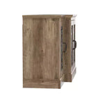 Buffet 4 portes Galano avec rangements découpés en miroir 60,4 L 18,2 P 29,3 H