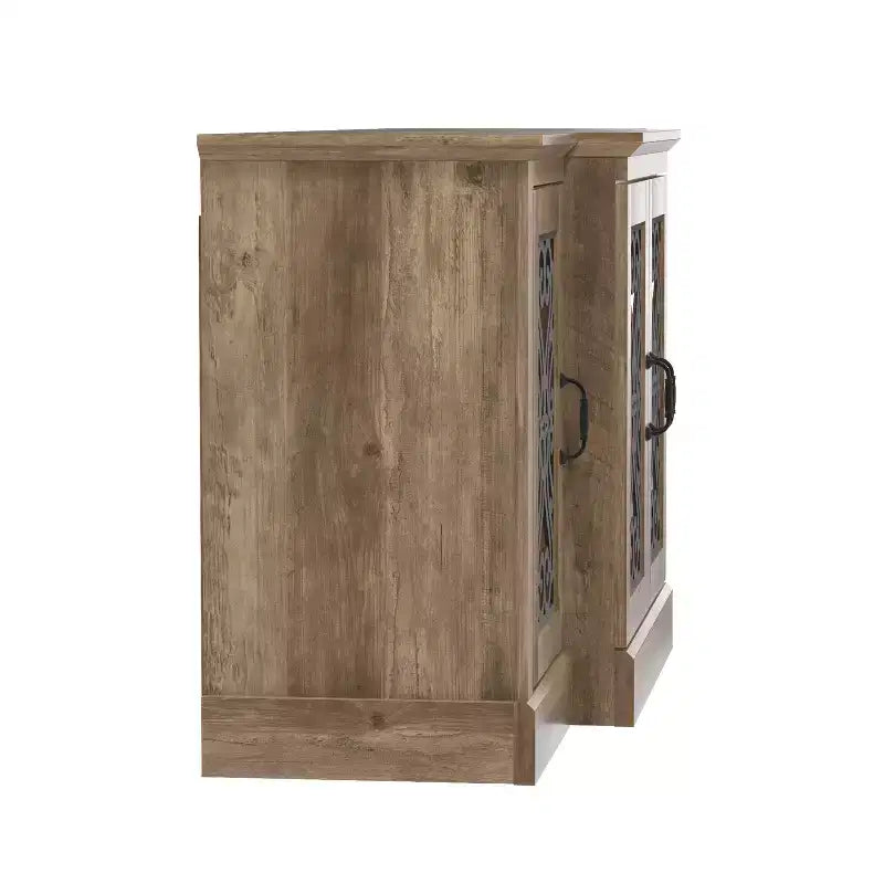 Buffet 4 portes Galano avec rangements découpés en miroir 60,4 L 18,2 P 29,3 H