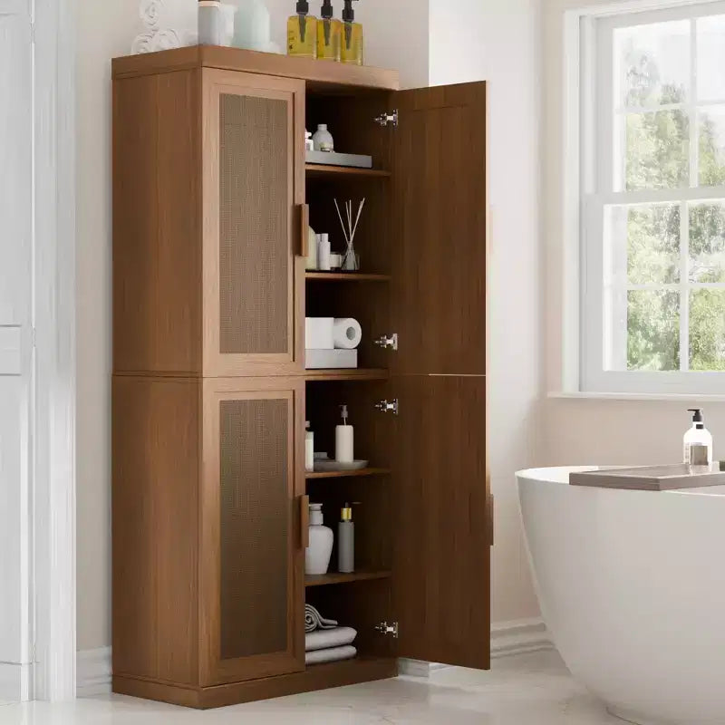 Dovelina Buffet Cabinets de rangement décoratifs réglables