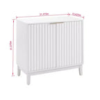 Madia/Credenza Piccola Accent, Mobile Contenitore Compatto per Cucina, Sala da Pranzo o Soggiorno - Panipeachy