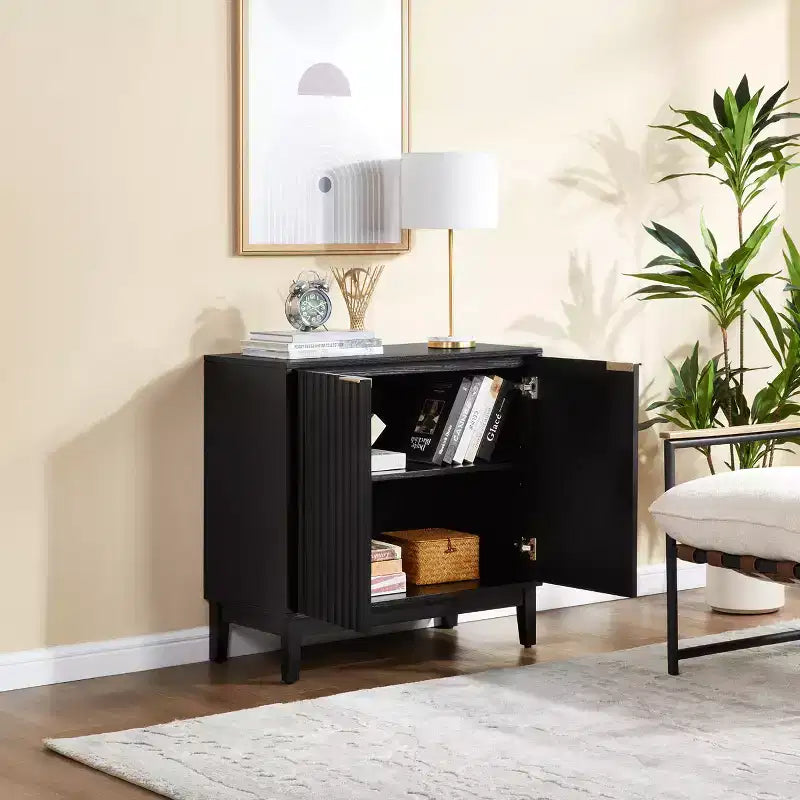 Madia/Credenza Piccola Accent, Mobile Contenitore Compatto per Cucina, Sala da Pranzo o Soggiorno - Panipeachy