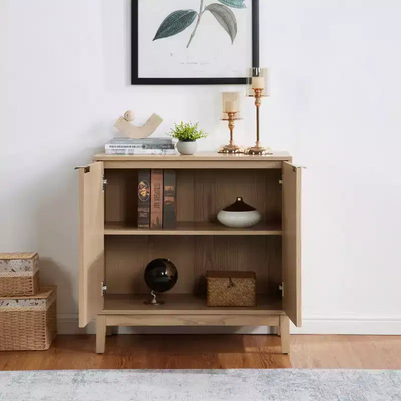 Madia/Credenza Piccola Accent, Mobile Contenitore Compatto per Cucina, Sala da Pranzo o Soggiorno - Panipeachy
