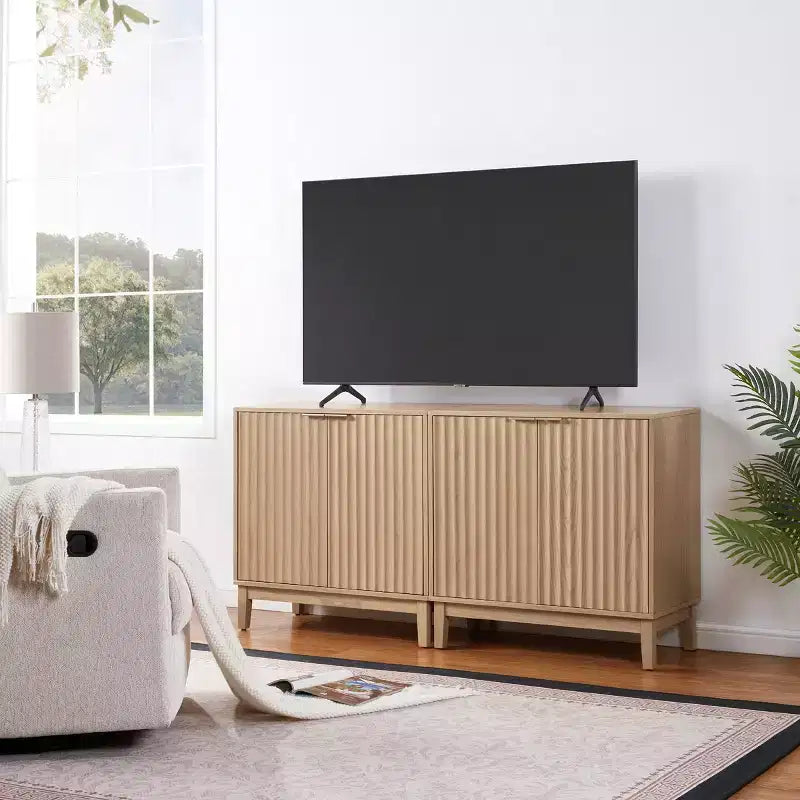 Madia/Credenza Piccola Accent, Mobile Contenitore Compatto per Cucina, Sala da Pranzo o Soggiorno - Panipeachy