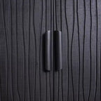 Mobiletto contenitore moderno GDFStudio Yume 59'' in legno con 4 ante e 2 ripiani regolabili