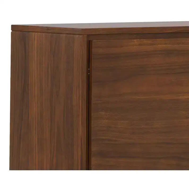 Mitchell Madia/Buffet Industriale Moderno Rettangolare da 60 x 17 pollici in Noce Impiallacciato
