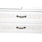 Meuble de Rangement Haut avec Tiroirs, Armoire de Rangement d'Appoint avec Portes Sculptées, Buffet pour Chambre, Salon, Entrée - Panipeachy