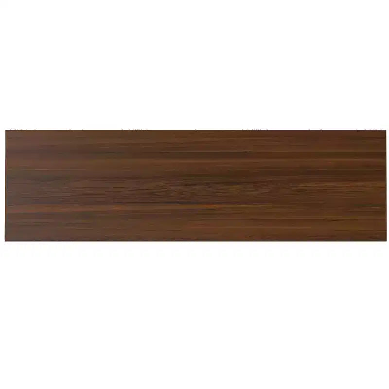 Moreno Credenza/Buffet a 3 ante rettangolare industriale contemporanea da 152 x 45 cm in impiallacciatura di noce