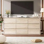 Cassettiera a 9 cassetti per camera da letto, comò ampio e moderno, organizer contenitore grande in legno per soggiorno, corridoio e ingresso