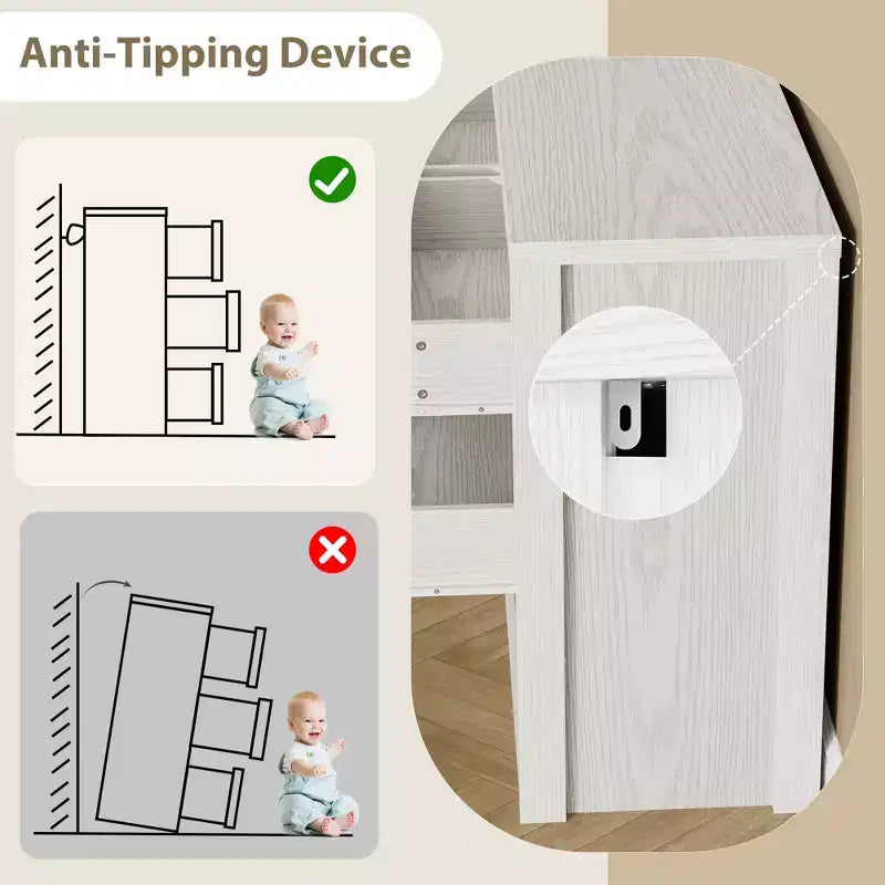 Cassettiera a 9 cassetti per camera da letto, comò ampio e moderno, organizer contenitore grande in legno per soggiorno, corridoio e ingresso